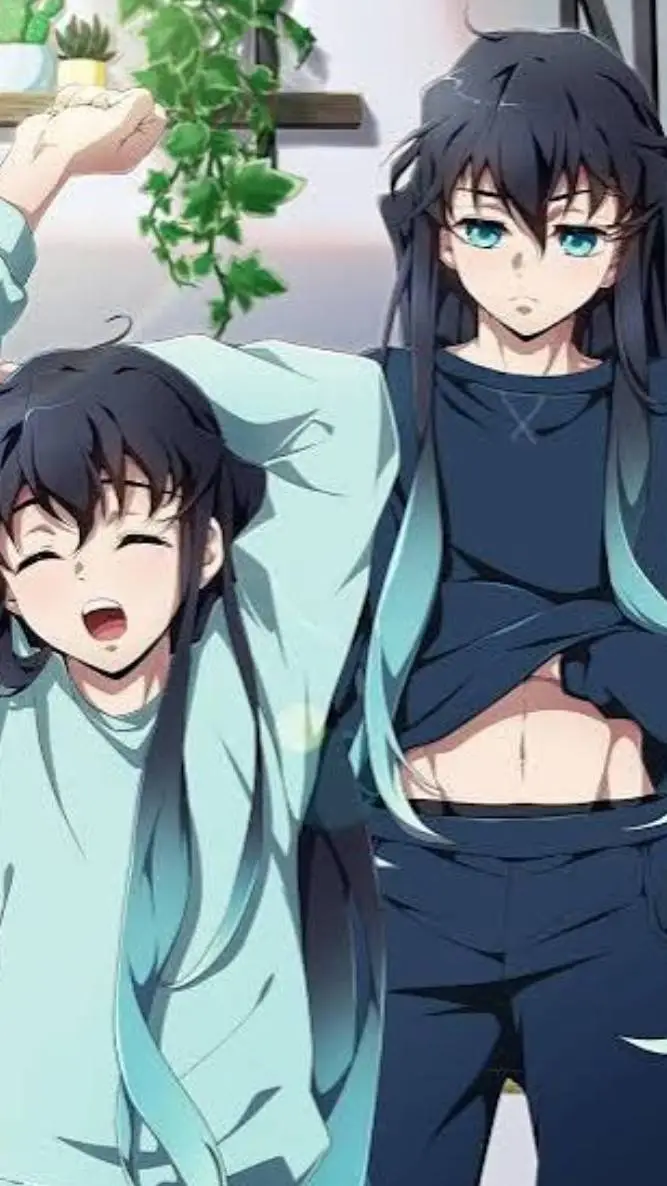 ai character: mui and yui background