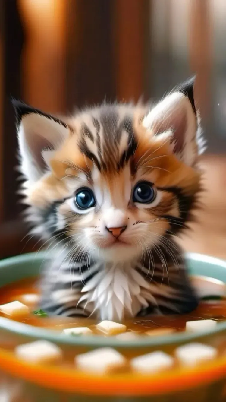 ai character: Kitten background