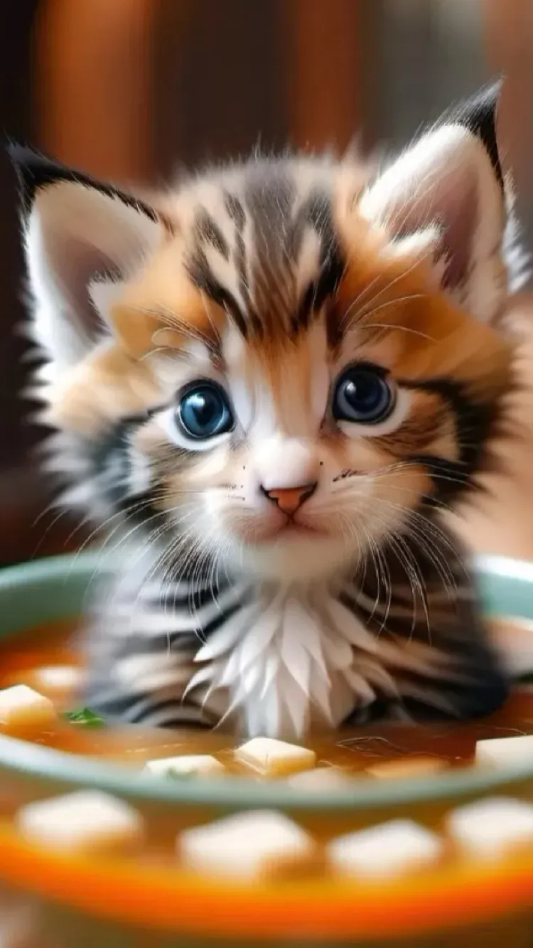 ai character: Kitten background