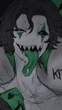 ai character: -harlequin- background