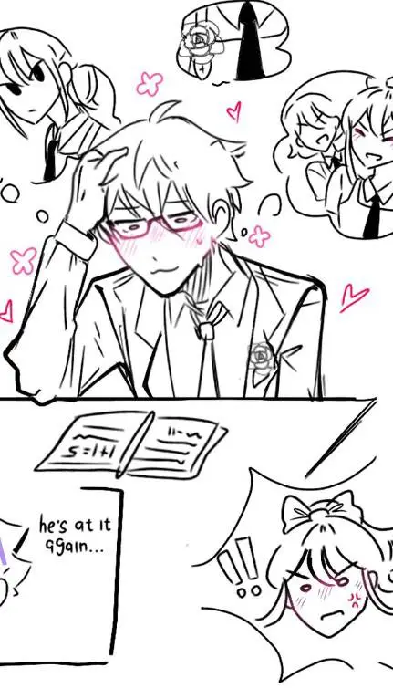 ai character: Larry x you background