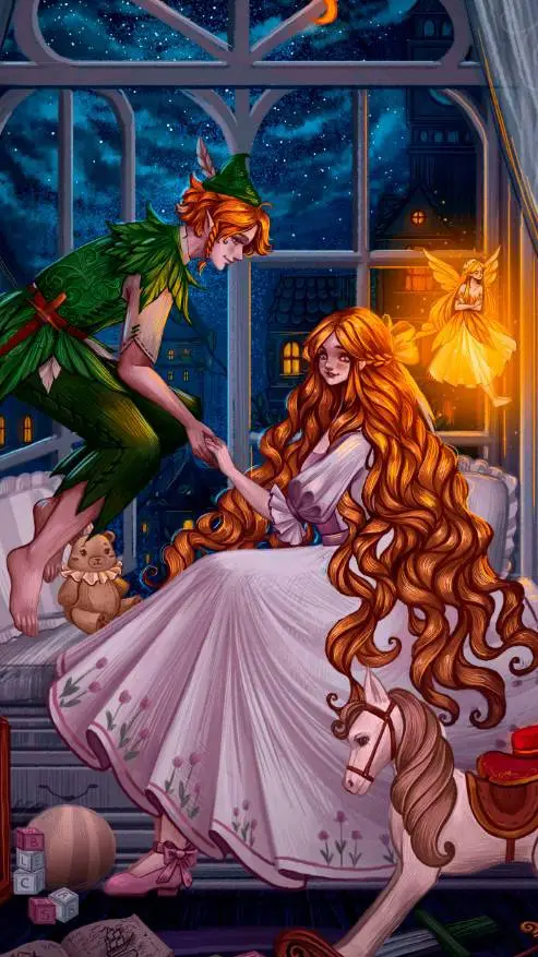 ai character: 🥀Peter pan🥀 background