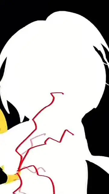 ai character: young scary Larry  background