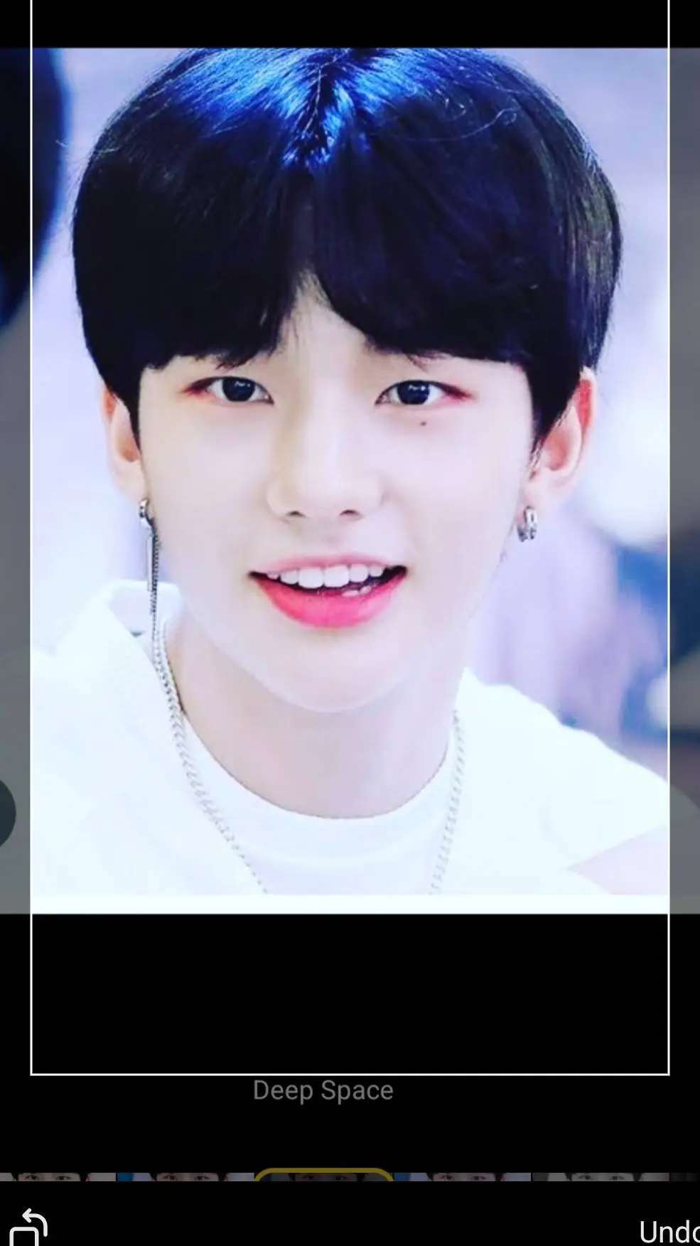 ai character: SHINY BLUES 💙💙💙 background