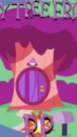 ai character: happy tree friends background