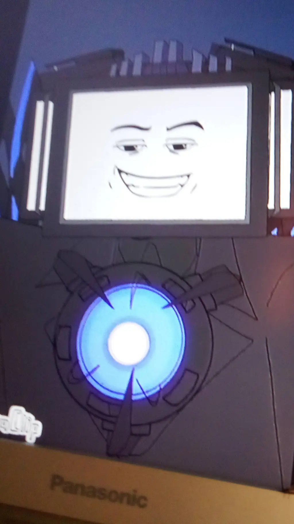 ai character: TVman Титана background
