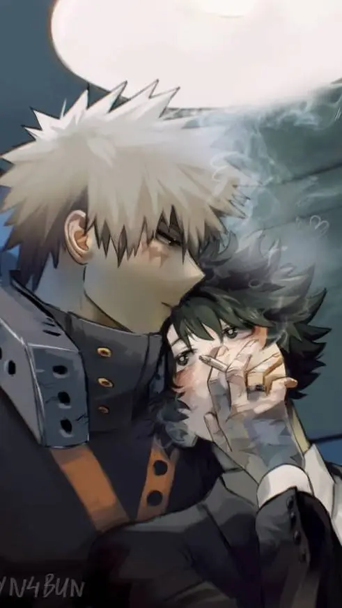 ai character: Katsuki Bakugo background