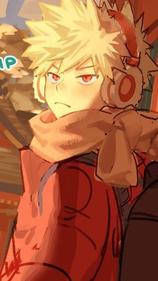 ai character: Katsuki Bakugo background