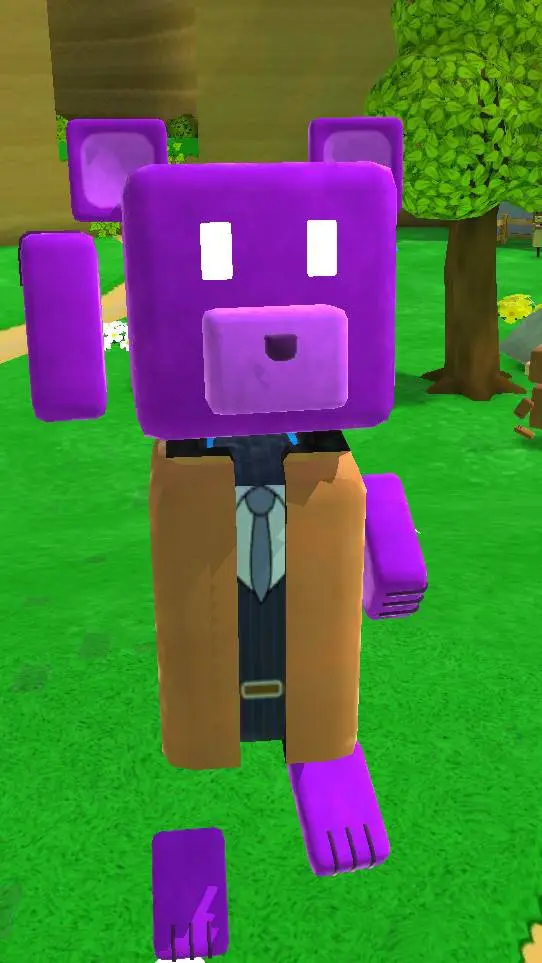 ai character: purple bother background