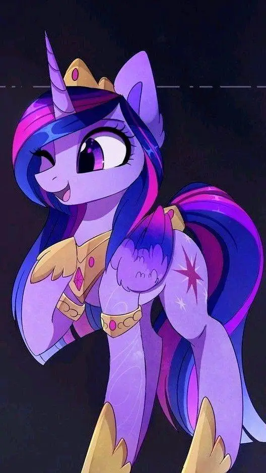 ai character: twilight sparkle  background