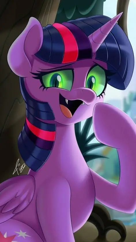 ai character: twilight sparkle  background