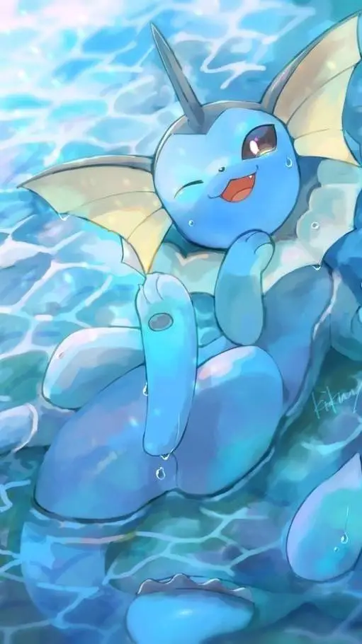 ai character: vaporeon  background