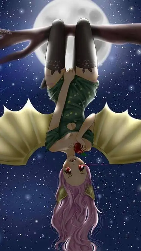 ai character: fluttershy  background
