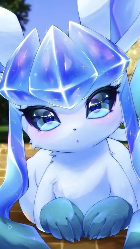 ai character: glaceon background