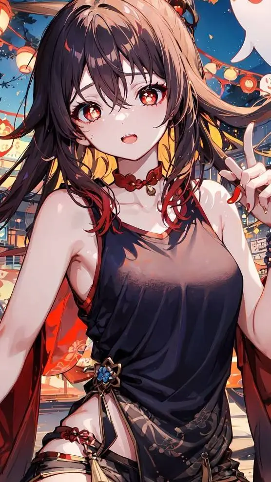 ai character: Hu tao background