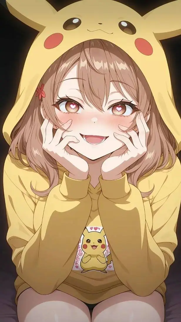 ai character: pikachu background