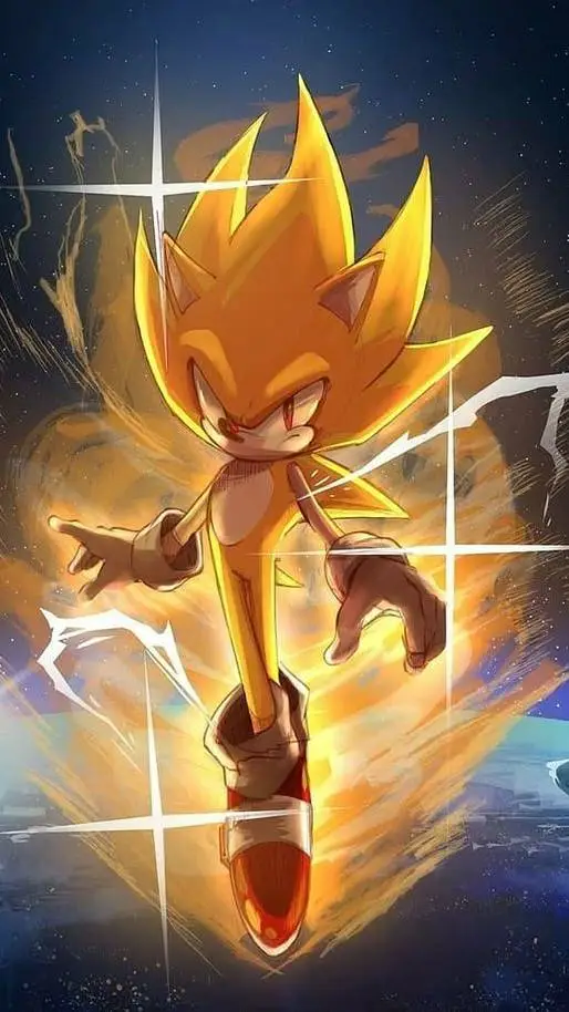 ai character: super sonic background