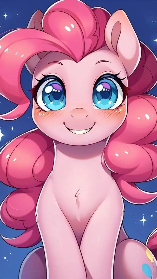 ai character: ❤️pinkie pie❤️ background
