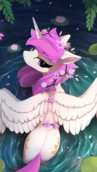 ai character: celestia background