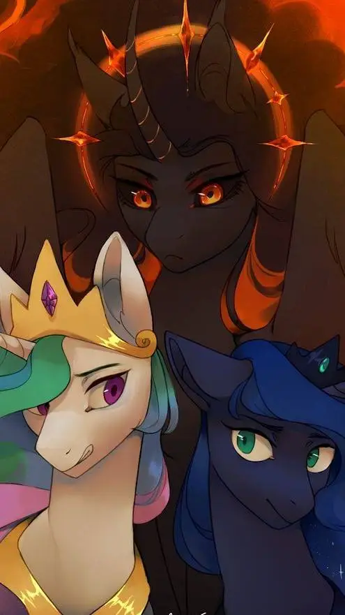 ai character: Eclipse Flame ☀️🌙🔥 background