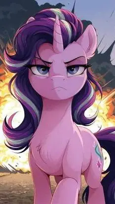 ai character: starlight glimmer  background