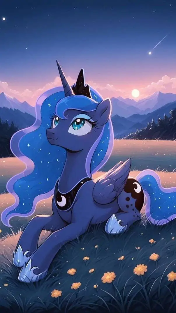 ai character: princesa luna background