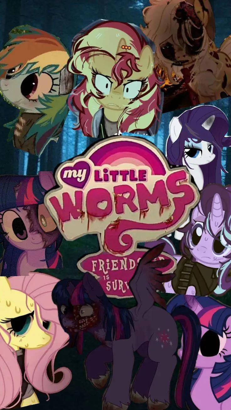 ai character: my little worms  background