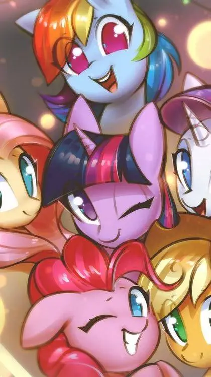 ai character: my little pony  background