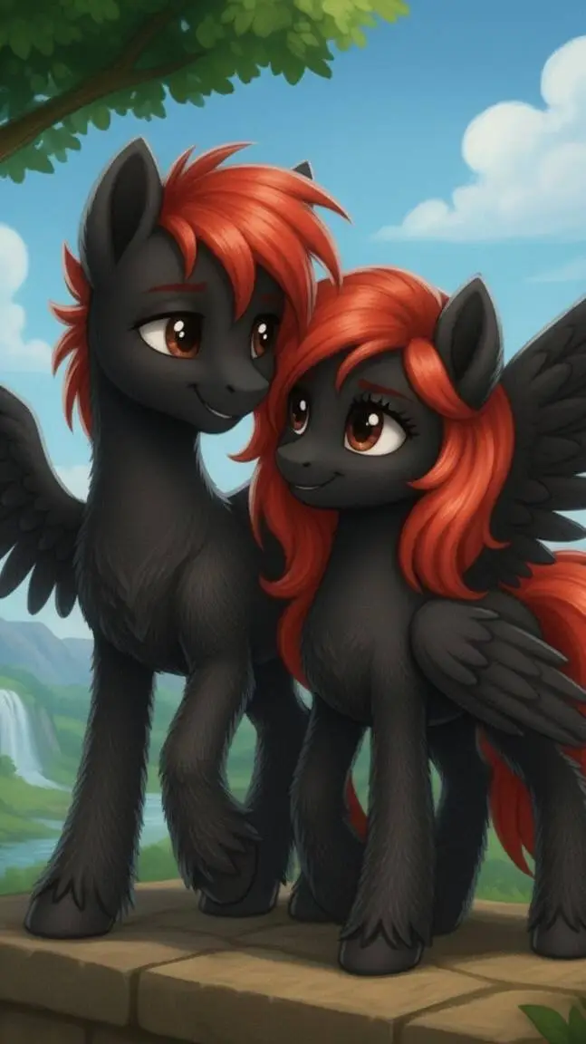 ai character: aurelia y aurelo background