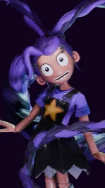 ai character: Lilly love braids background