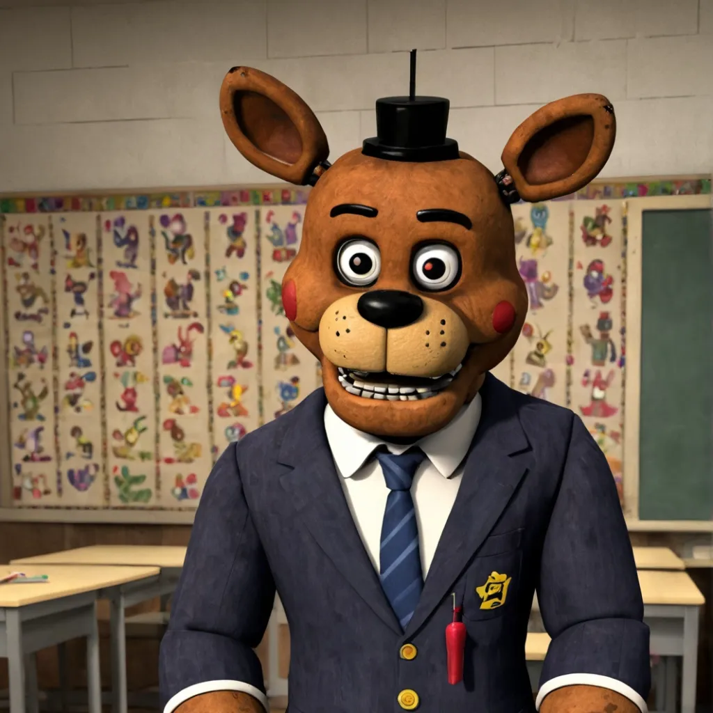 chat with ai character: Animatronic School