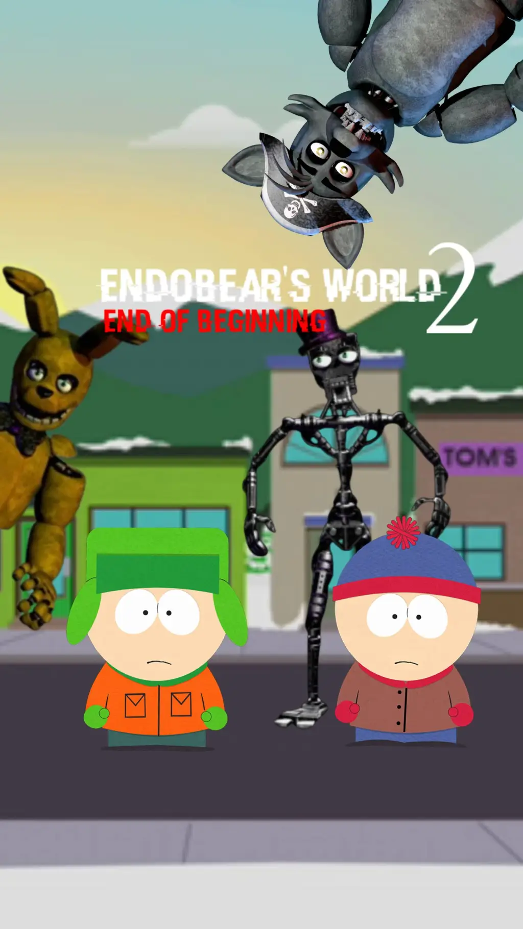 ai character: EndoBear's World 2 background