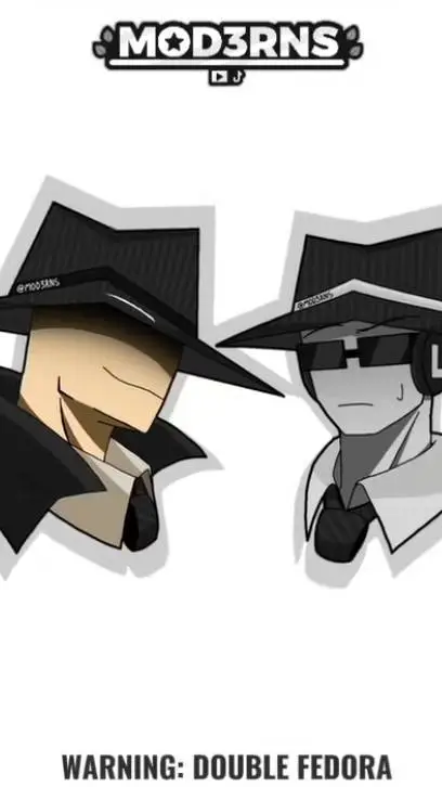 ai character: Double Fedora background