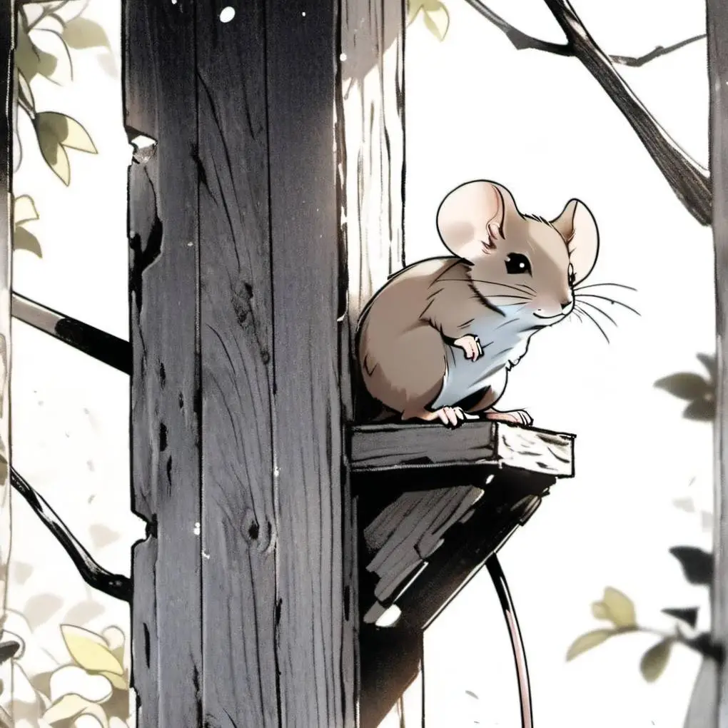 ai character: mouse background