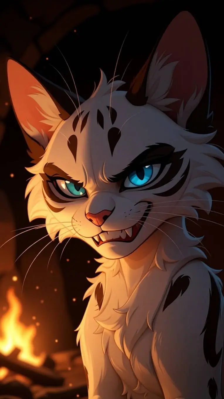 ai character: dark tail background