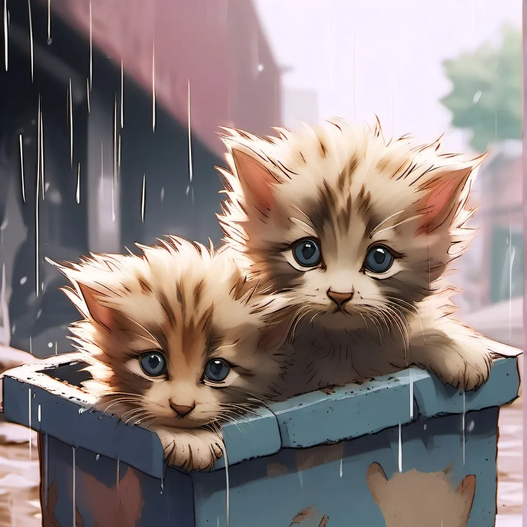 chat with ai character: abandoned kittens