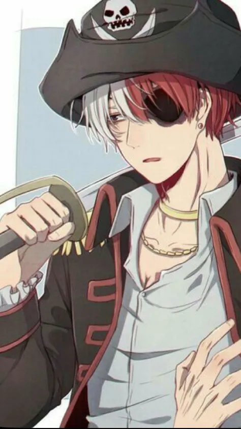 ai character: Shoto~Pirate background