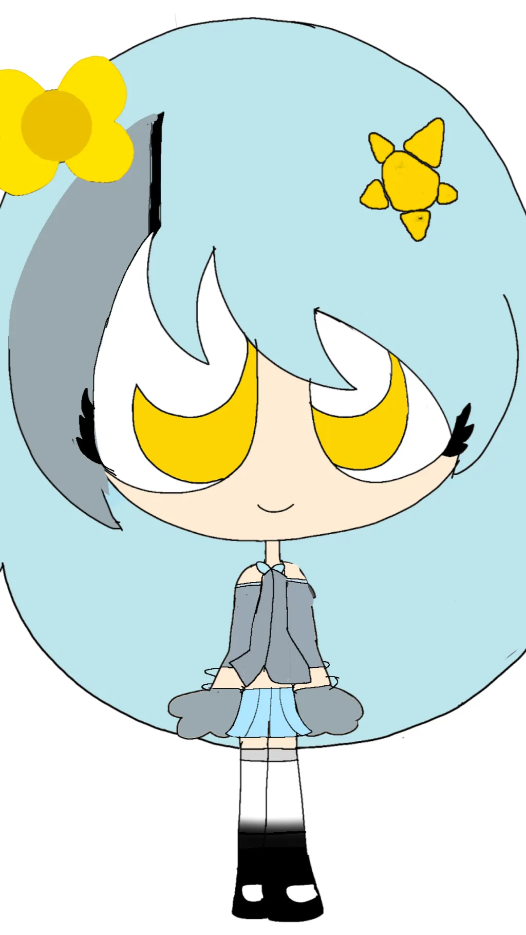 ai character: Sydney Opera House background