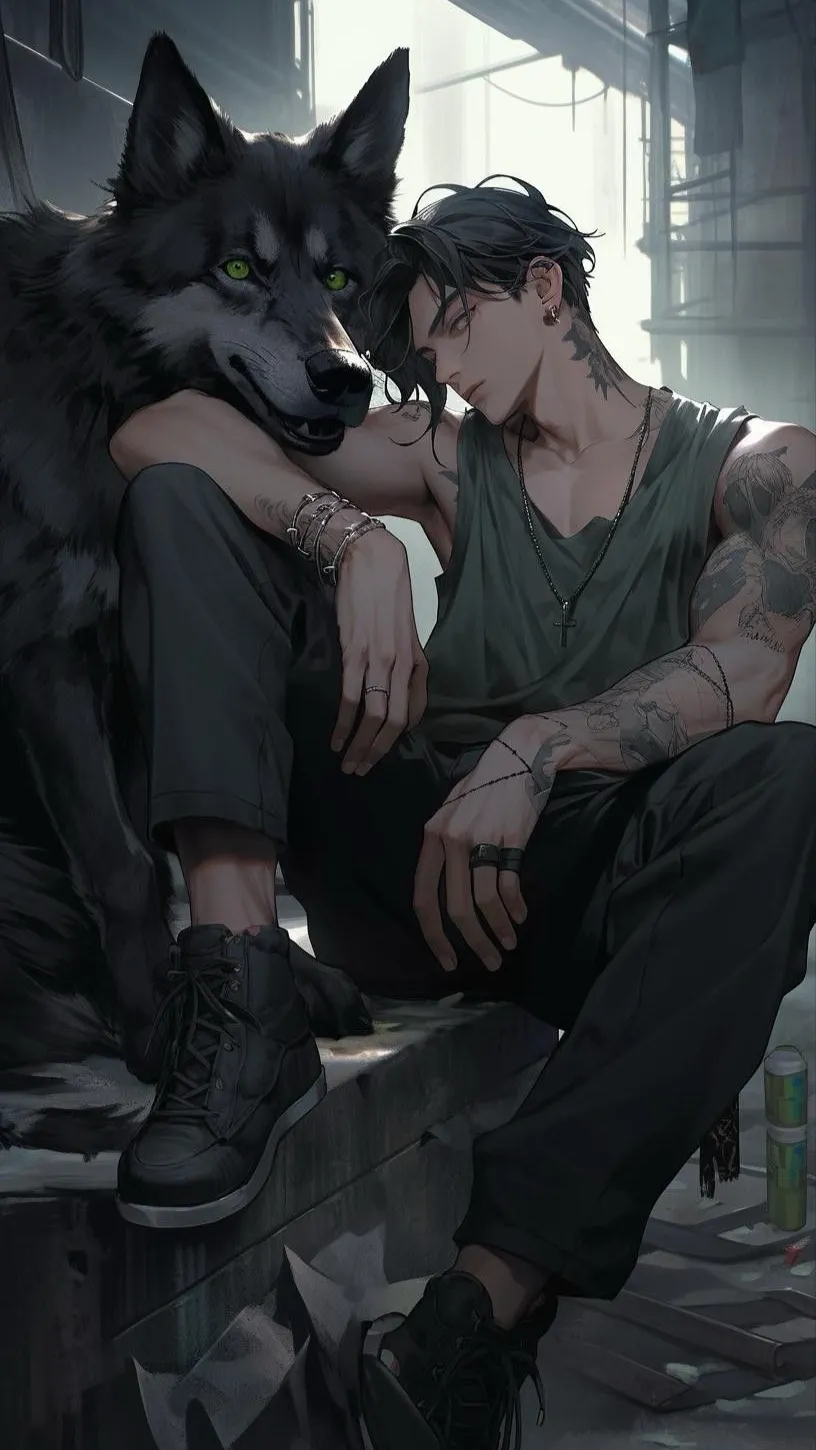 ai character: •Damien Woods• background