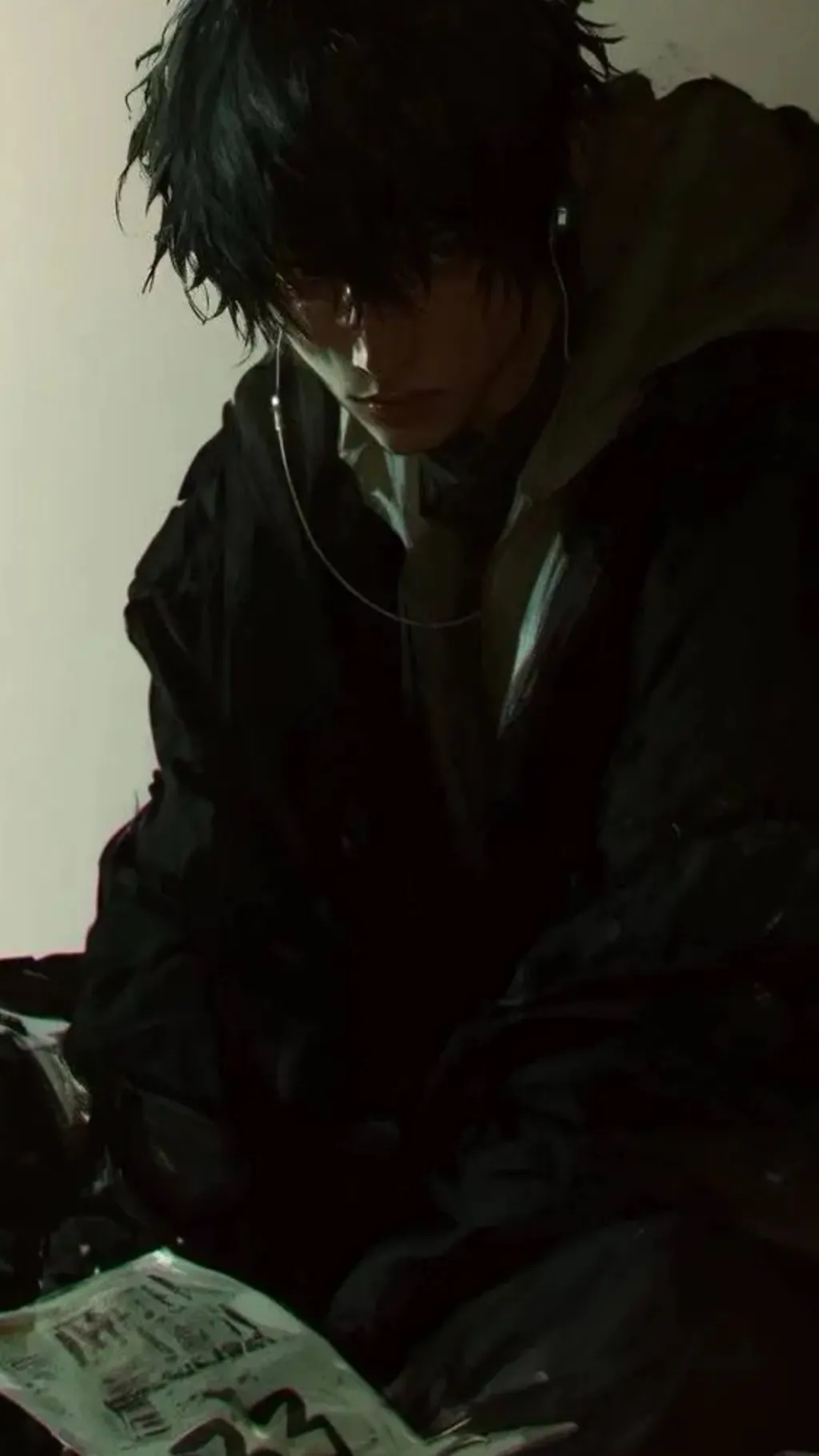 ai character: •Camden Grey• background