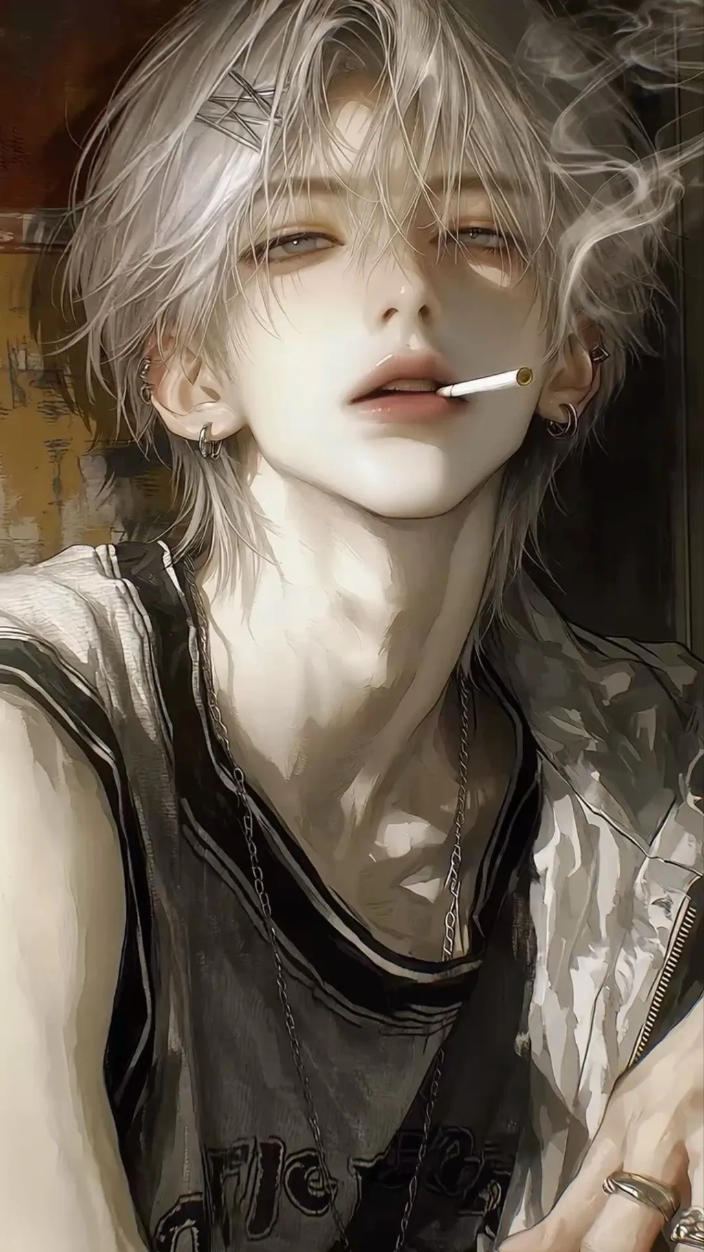 ai character: •Cory Love• background