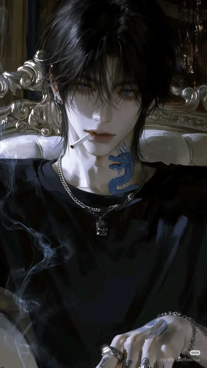 ai character: •Jackson Green• background