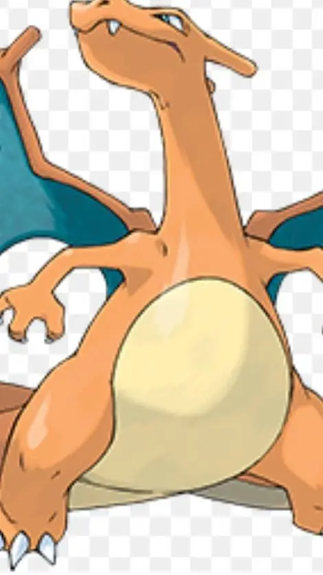 ai character: charizard  background
