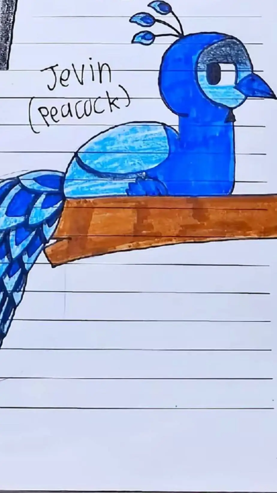 ai character: Jevin (Pavo Real) background