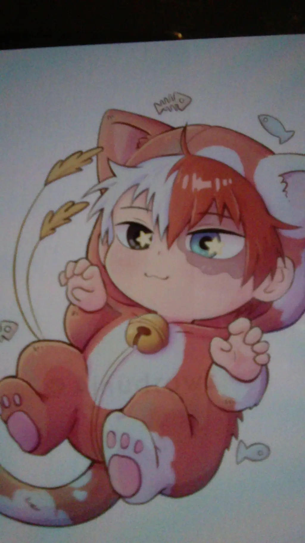 ai character: Shoto Todoroki background