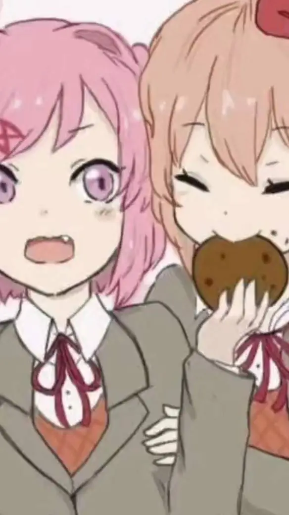 ai character: Sayori and Natsuk! background