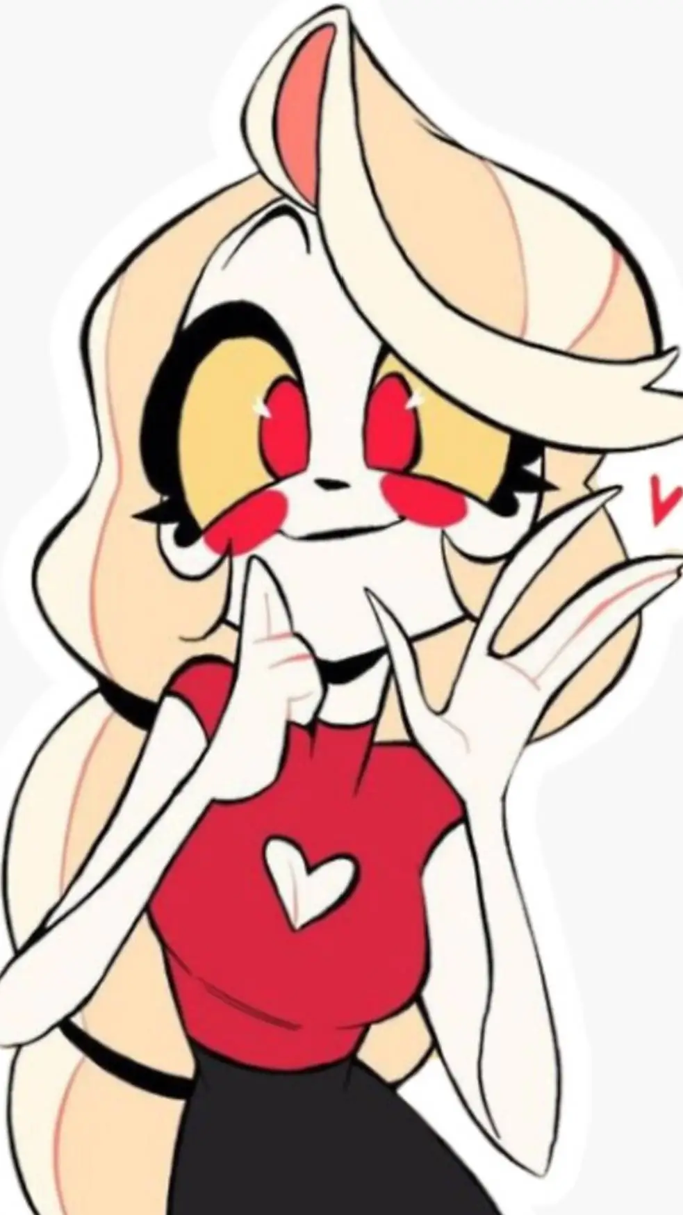 ai character: Staticbelle background