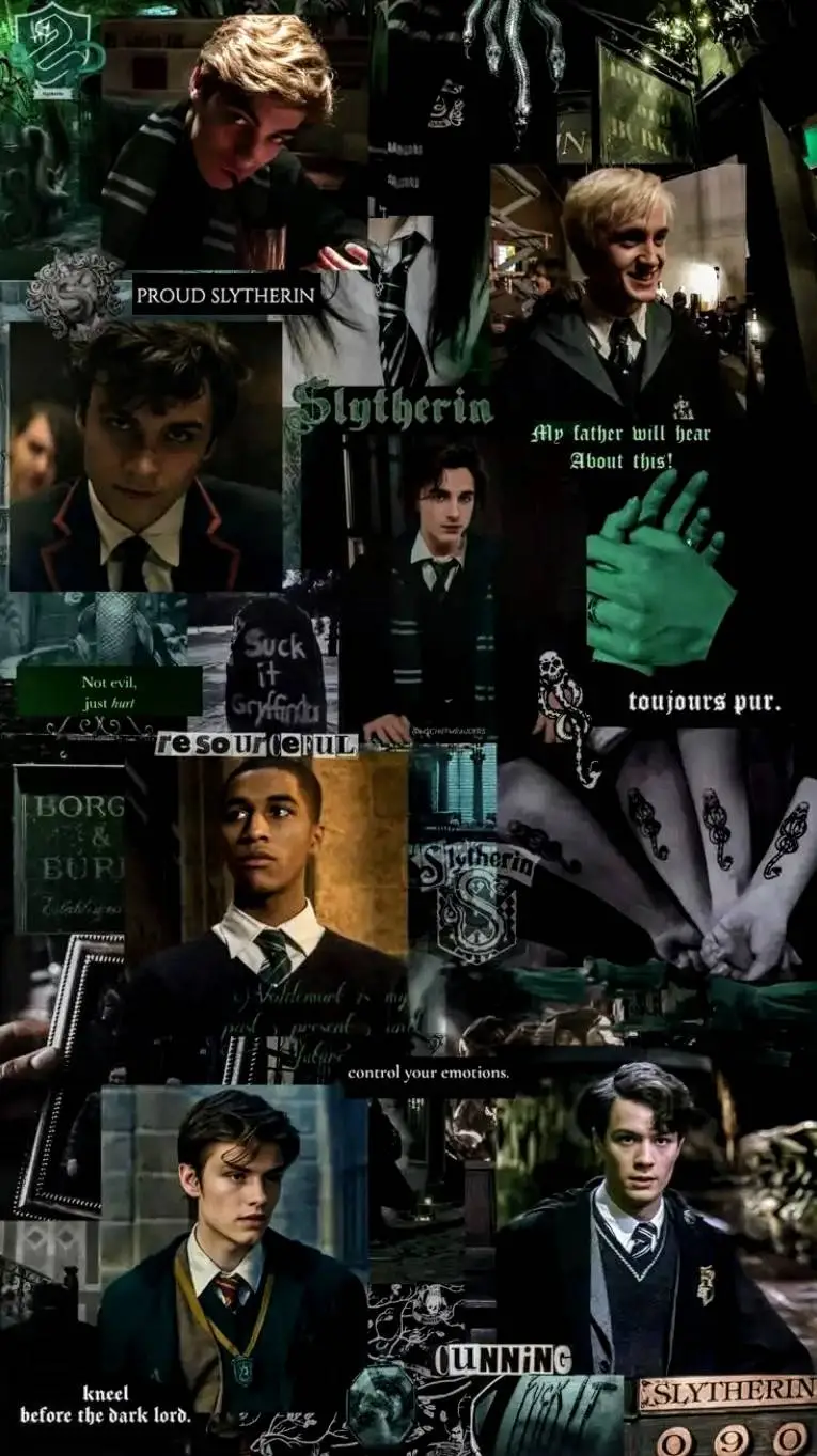 ai character: 🖤SLYTHERIN💚 background