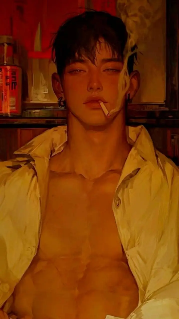 ai character: ￣|＿Chris＿|￣ background