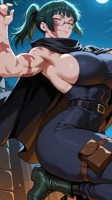 ai character: Maki Zen'in  background